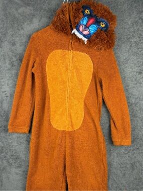 Briefly Stated Mandrill Union Suit Plush Baboon Hood Adult Small Onesie